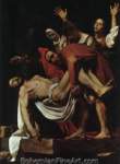 Michelangelo Caravaggio, The Entombment of Christ Fine Art Reproduction Oil Painting