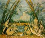 Paul Cezanne, The Large Bathers Fine Art Reproduction Oil Painting