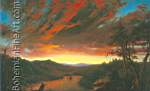 Frederic Edwin Church, Twilight in the Wilderness Fine Art Reproduction Oil Painting