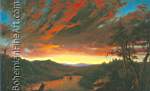 Frederic Edwin Church, Twilight in the Wilderness Fine Art Reproduction Oil Painting