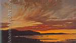 Frederic Edwin Church, Sunset+ Bar Harbour Fine Art Reproduction Oil Painting