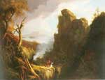 Thomas Cole, Indian Sacrifice Fine Art Reproduction Oil Painting
