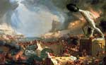 Thomas Cole, The Course of Empire: Destruction Fine Art Reproduction Oil Painting