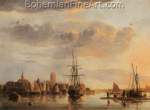 Aelbert Cuyp, Dordrecht from the North Fine Art Reproduction Oil Painting