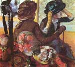 Edgar Degas, At the Milleners (Pastel on Paper) Fine Art Reproduction Oil Painting