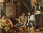 Eugene Delacroix, Women of Algiers in their Apartment Fine Art Reproduction Oil Painting