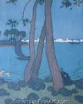 Maurice Denis, Pines at Loctudy Fine Art Reproduction Oil Painting