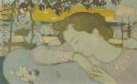 Maurice Denis, Sleeping Girl Fine Art Reproduction Oil Painting