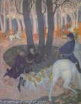 Maurice Denis, Unleashing the Hounds Fine Art Reproduction Oil Painting