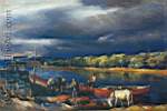 John Folinsbee, Storm Light Fine Art Reproduction Oil Painting