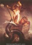 Henry Fuseli, Thor Battering the Midguard Serpent Fine Art Reproduction Oil Painting