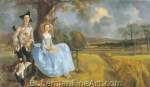 Thomas Gainsborough, Mr and Mrs Andrews Fine Art Reproduction Oil Painting