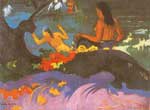 Paul Gauguin, Near the Sea Fine Art Reproduction Oil Painting