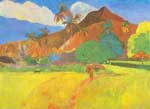 Paul Gauguin, Tahitian Landscape Fine Art Reproduction Oil Painting