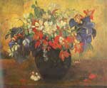 Paul Gauguin, Bouquet of Flowers Fine Art Reproduction Oil Painting