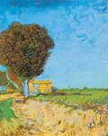 Vincent Van Gogh, A Lane Near Arles (Thick Impasto Paint) Fine Art Reproduction Oil Painting