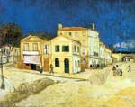 Vincent Van Gogh, The Street+ the Yellow House (Thick Impasto Paint) Fine Art Reproduction Oil Painting