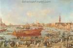 Francesco Guardi, The Departure of Bucentaur for the Lido Fine Art Reproduction Oil Painting
