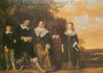 Frans Hals, Family Group Fine Art Reproduction Oil Painting