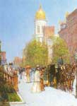 Childe Hassam, A Spring Morning Fine Art Reproduction Oil Painting