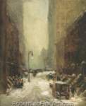 Robert Henri, Snow in New York Fine Art Reproduction Oil Painting
