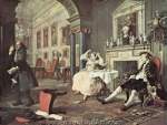 William Hogarth, Marriage a la Mode: II Fine Art Reproduction Oil Painting