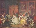 William Hogarth, Marriage a la Mode: IV Fine Art Reproduction Oil Painting