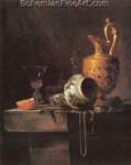Willem Kalf, Still Life with a Porcelain Vase Fine Art Reproduction Oil Painting