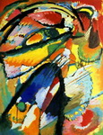 Vasilii Kandinsky, Angel of the Last Judgment Fine Art Reproduction Oil Painting