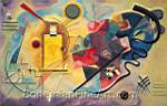 Vasilii Kandinsky, Yellow-Red-Blue Fine Art Reproduction Oil Painting
