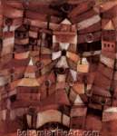 Paul Klee, Rose Garden Fine Art Reproduction Oil Painting