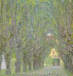 Gustave Klimt, Avenue in the Park of Schloss Kammer Fine Art Reproduction Oil Painting