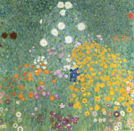 Gustave Klimt, Farm Garden Fine Art Reproduction Oil Painting