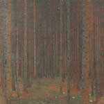 Gustave Klimt, Pine Forest I Fine Art Reproduction Oil Painting