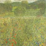 Gustave Klimt, Garden Landscape Fine Art Reproduction Oil Painting