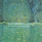 Gustave Klimt, Pond at Schloss Kammer on the Attersee Fine Art Reproduction Oil Painting