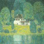 Gustave Klimt, The Litzbergkeller on the Attersee Fine Art Reproduction Oil Painting