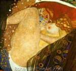 Gustave Klimt, Danae Fine Art Reproduction Oil Painting