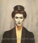 Walter Kuhn, Chico in Top Hat Fine Art Reproduction Oil Painting