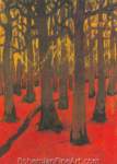 Georges Lacombe, Forest with Red Soil Fine Art Reproduction Oil Painting