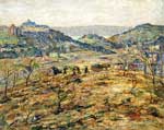 Ernest Lawson, City Suburbs Fine Art Reproduction Oil Painting