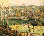 Ernest Lawson, High Bridge Fine Art Reproduction Oil Painting