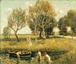Ernest Lawson, Boys Bathing Fine Art Reproduction Oil Painting