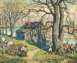 Ernest Lawson, The Tulip Tree+ Long Island Fine Art Reproduction Oil Painting