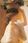 Lord Frederic Leighton, Eucharis A Girl with a Basket of Fruit Fine Art Reproduction Oil Painting