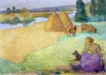 Aristride Maillol, Girl Tending Cows Fine Art Reproduction Oil Painting
