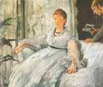 Edouard Manet, Reading Fine Art Reproduction Oil Painting