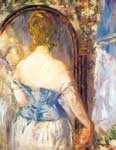 Edouard Manet, In Front of the Mirror Fine Art Reproduction Oil Painting
