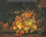 Abraham Mignon, Fruit Still Life Fine Art Reproduction Oil Painting