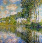 Claude Monet, Poplars on the River Epte Fine Art Reproduction Oil Painting